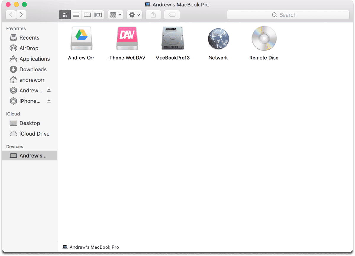 CloudMounter for Mac integrates with Finder.