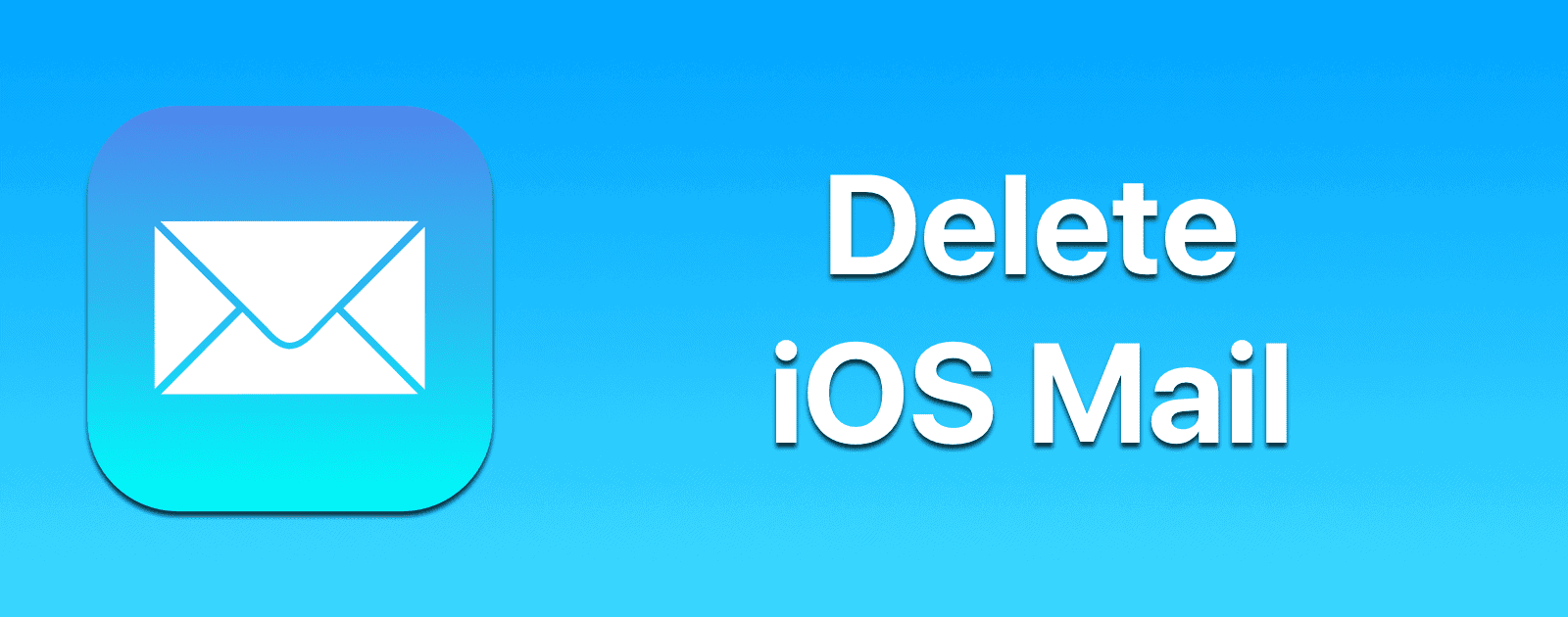 iOS: How to Delete iOS Mail All At Once