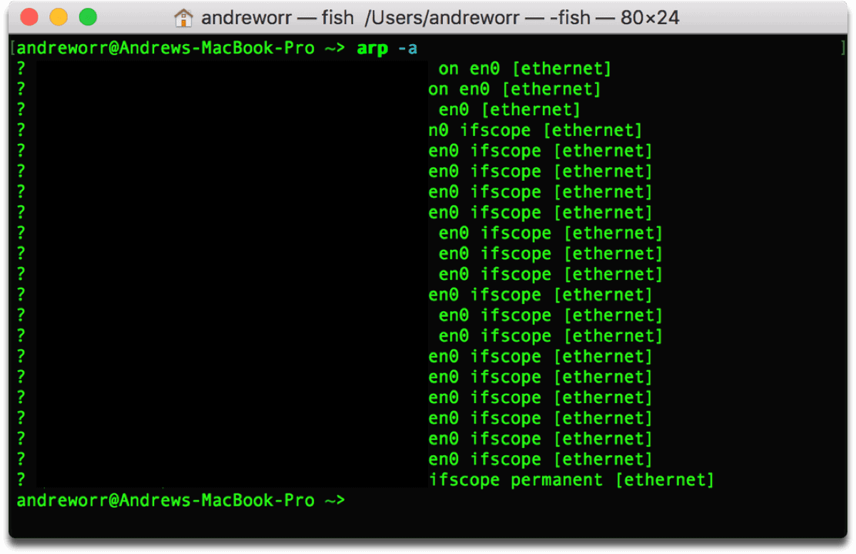 macbook air mac address