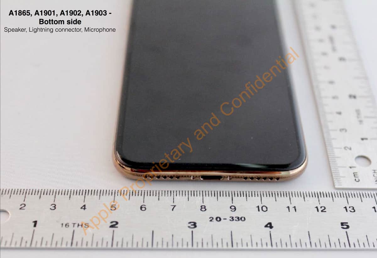 Another FCC Image of a Gold iPhone X