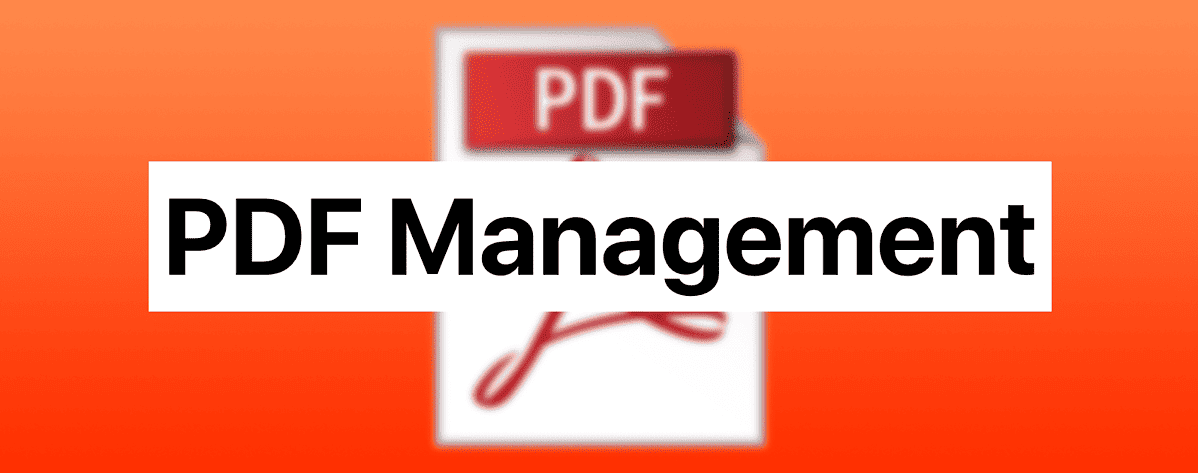 What's the Best Method to Manage PDFs on Apple Devices?