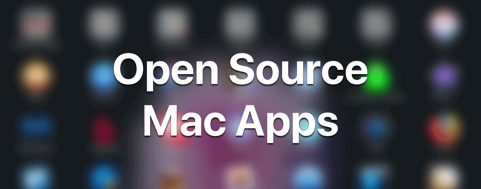 best open source mac software 2017