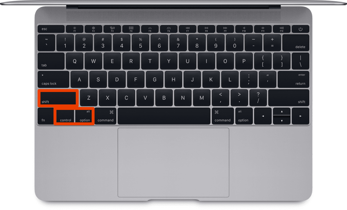 Reset Mac SMC by pressing these keys.