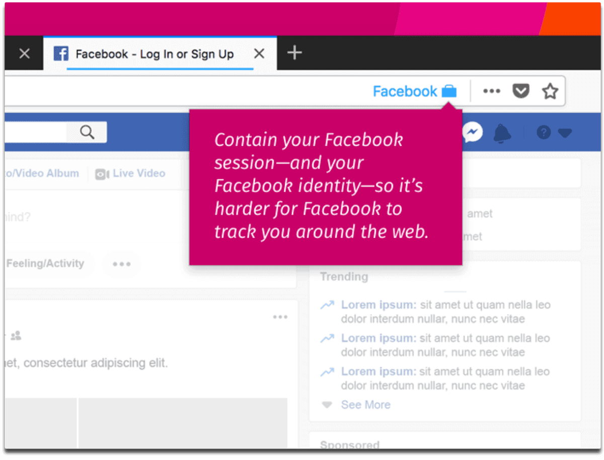 Sandbox Facebook with a new Firefox extension.