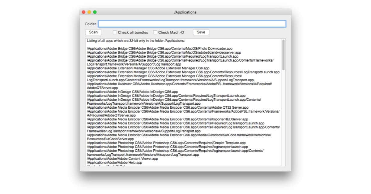 Check Your Mac for 32-bit Apps with 32-bitCheck