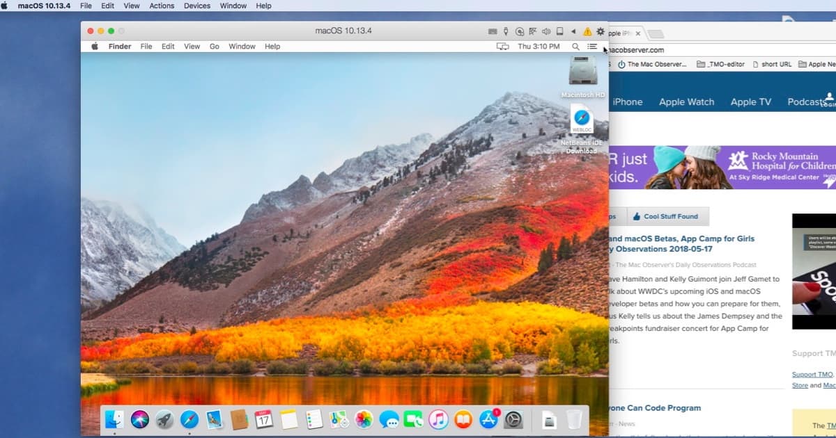 Run Windows on Mac with a virtual machine