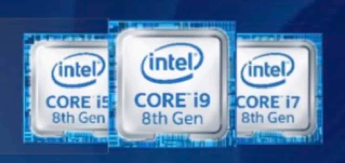 Intel 8th gen Core.