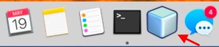 NetBeans app in macOS Dock.