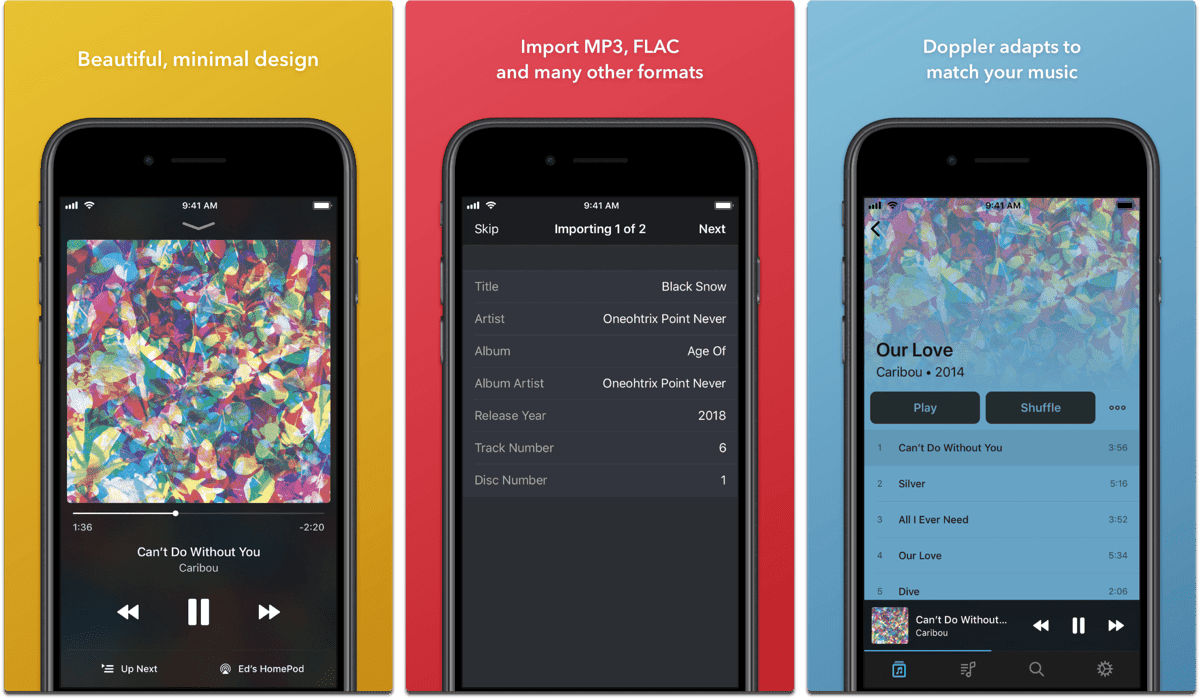 Doppler Music Player Updated With New Features