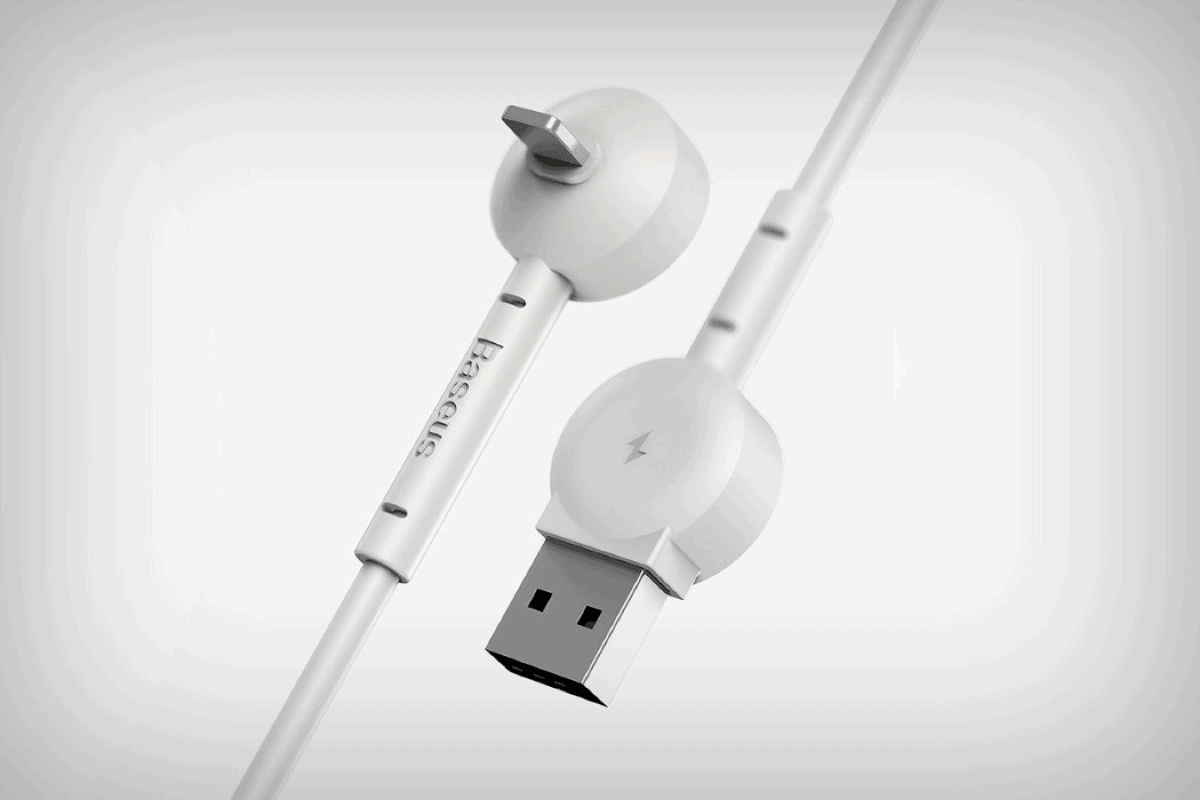 This iPhone Charging Cable Doubles as a Stand