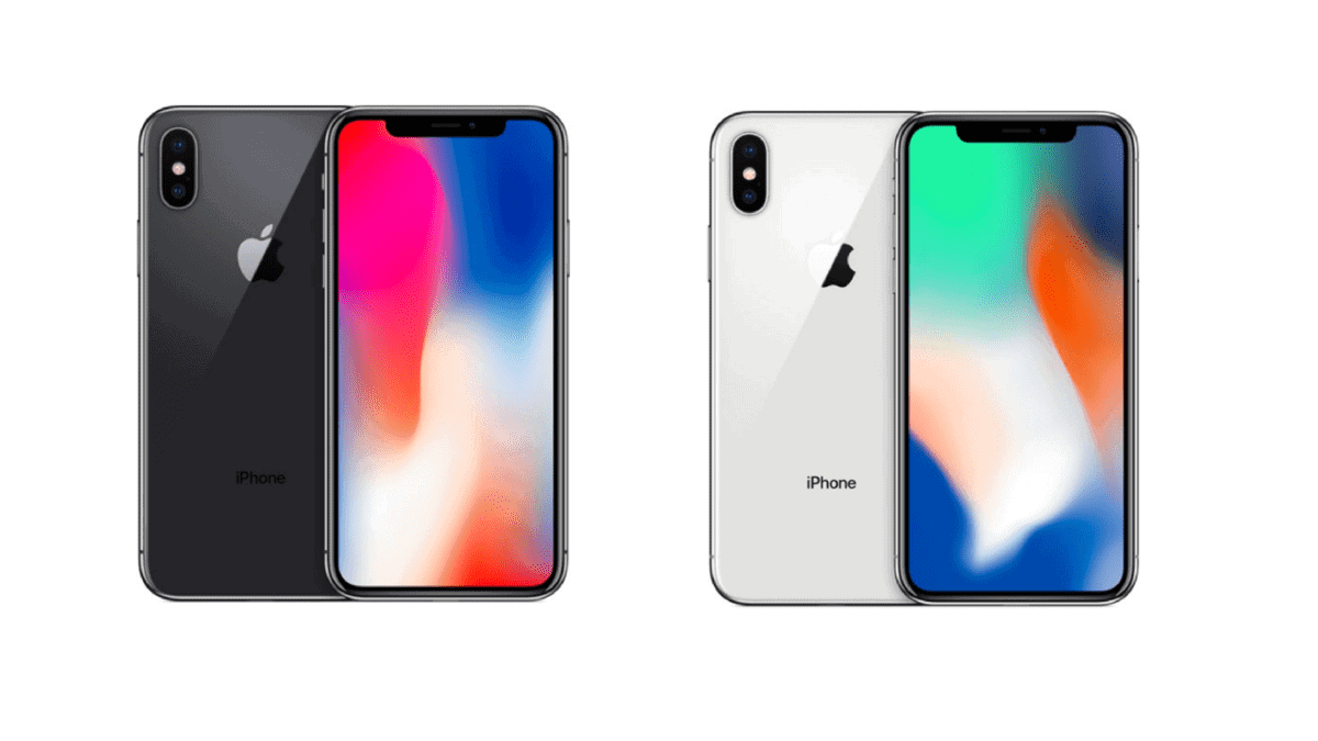 Image of iPhone X Super Retina display.