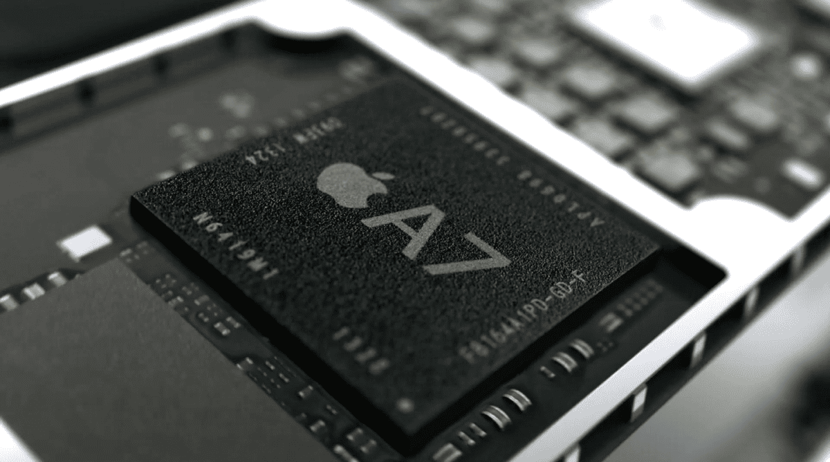 Image of A-series chips A7.