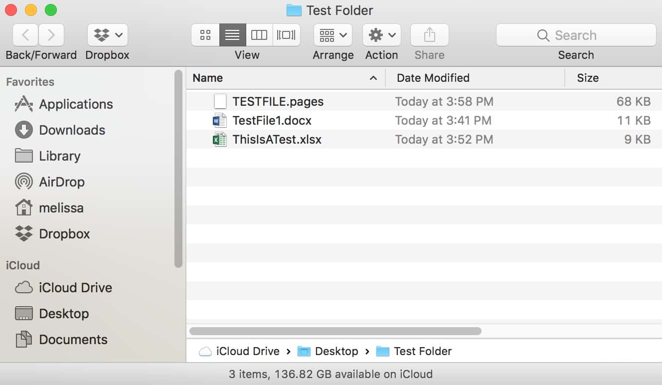 Combined Result of Merge Command for folders on the Mac