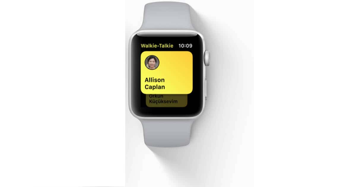 watchOS 5 Walkie-Talkie feature on Apple Watch