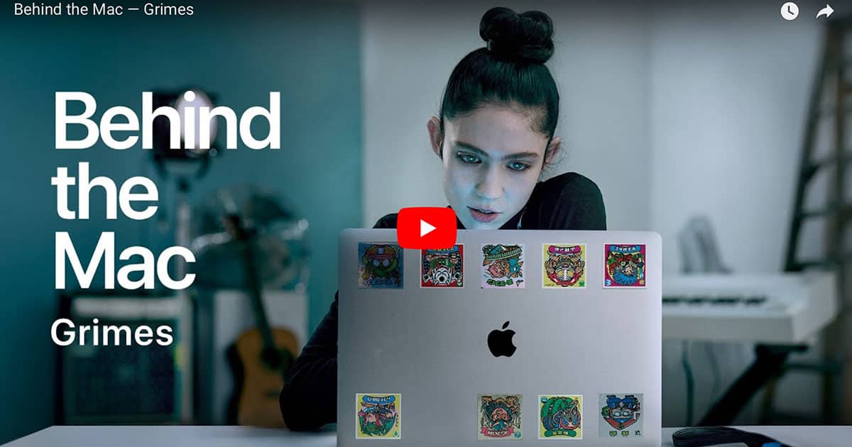 Screenshot from Apple Commercial 