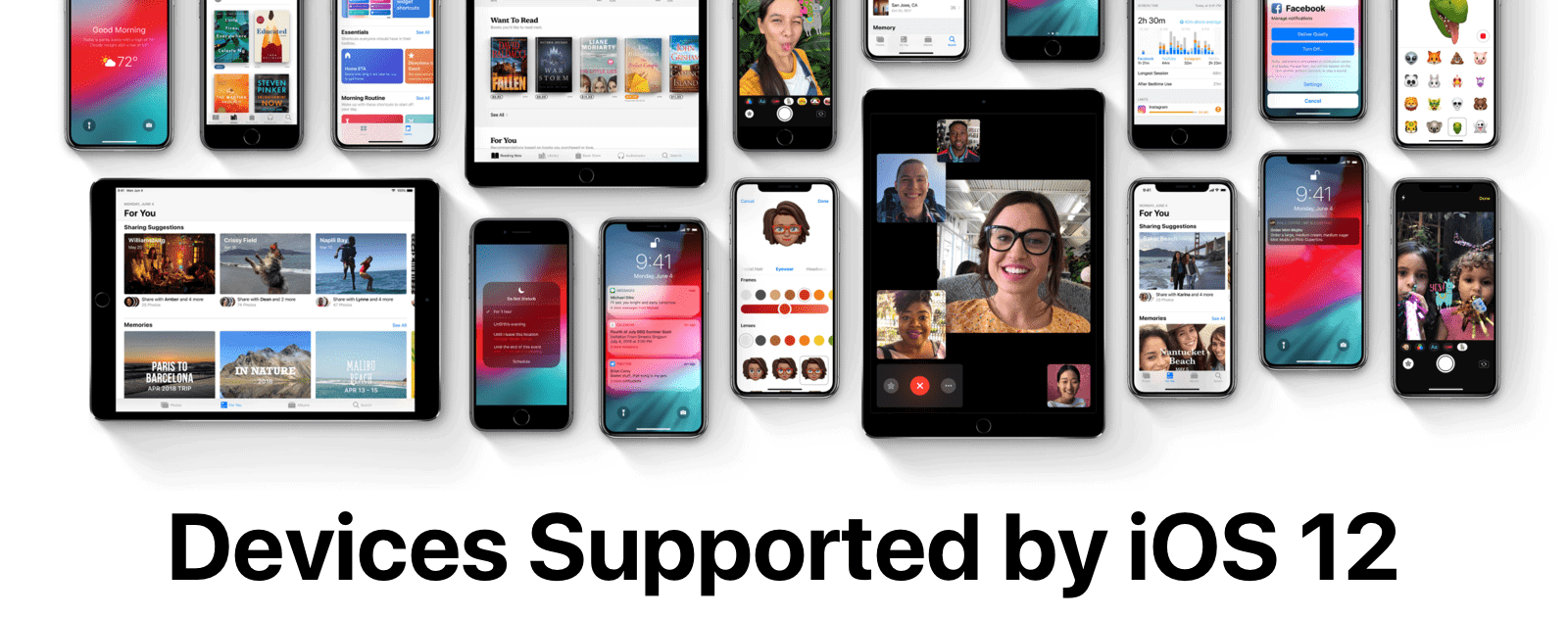 Here are the iOS Devices Supported by iOS 12