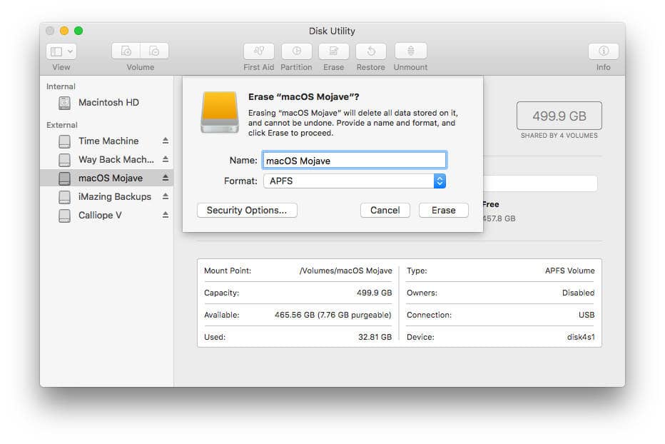 how to format mac hd disk new