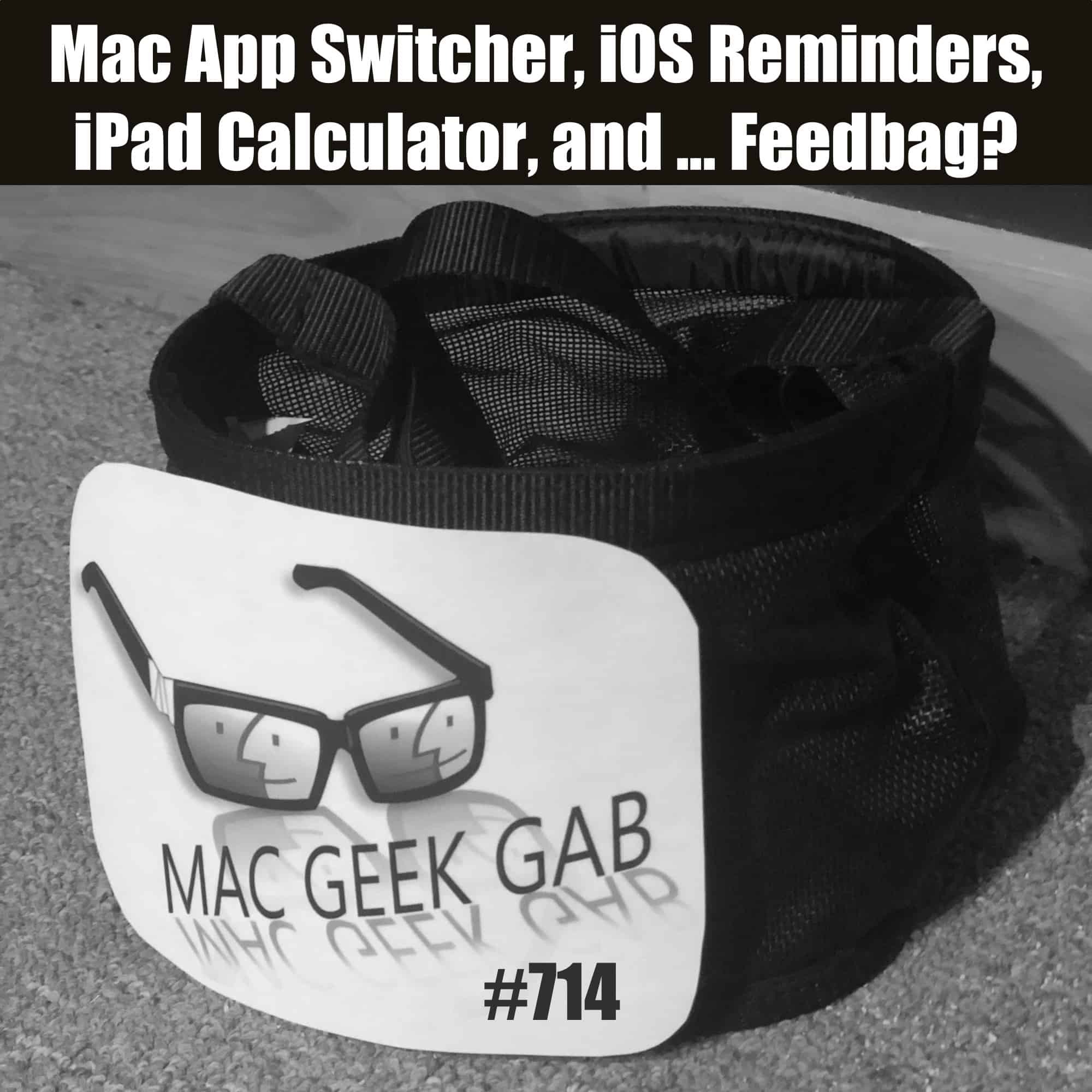 Mac App Switcher, iOS Reminders, iPad Calculator, and Feedbag? – Mac Geek Gab 714