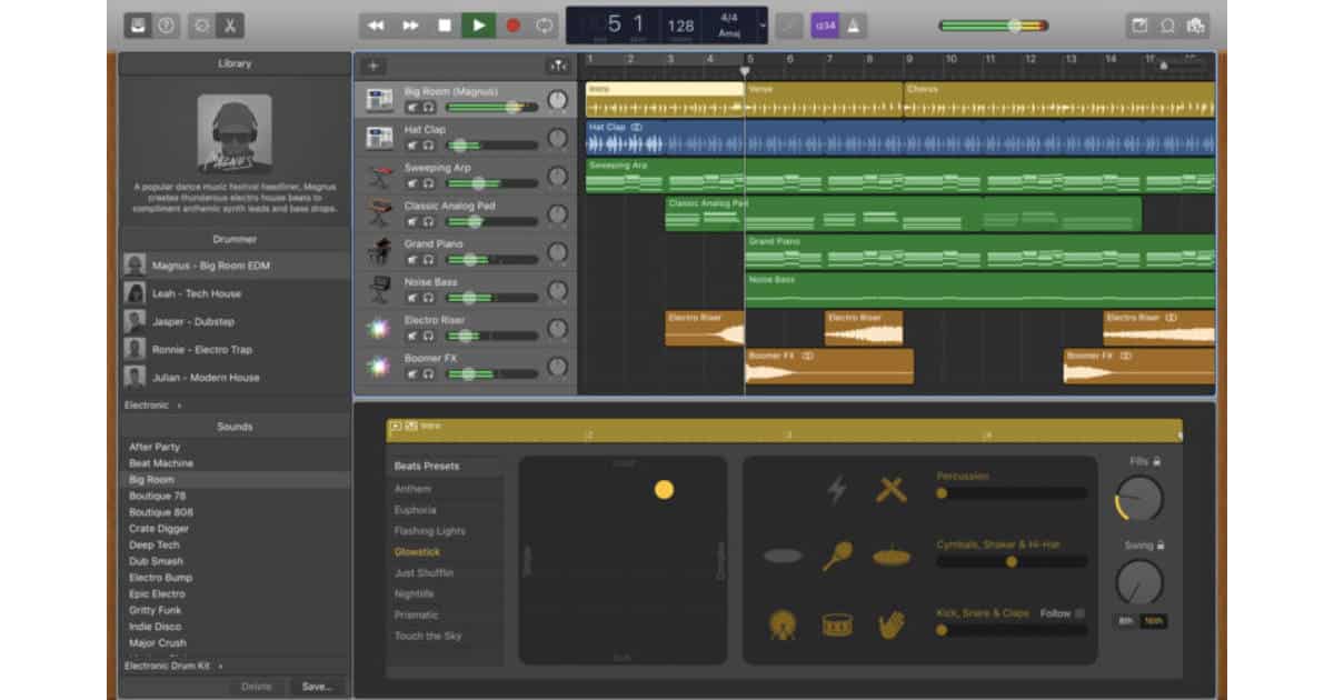 GarageBand 10 for the Mac