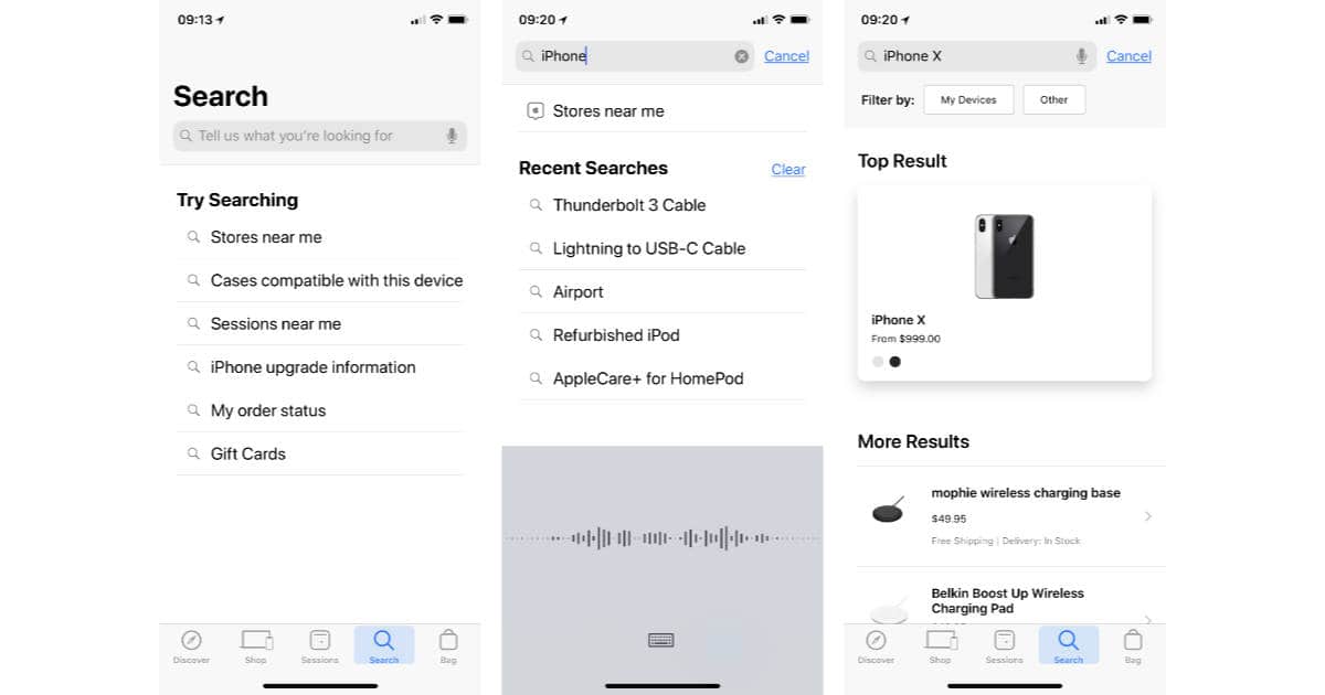 Apple Redesigns Apple Store App with New Search Features