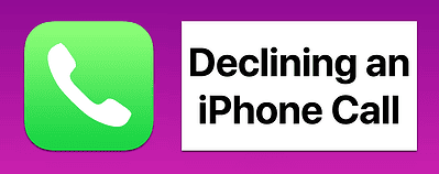iOS: How to Decline a Call When the Decline Button isn't Available