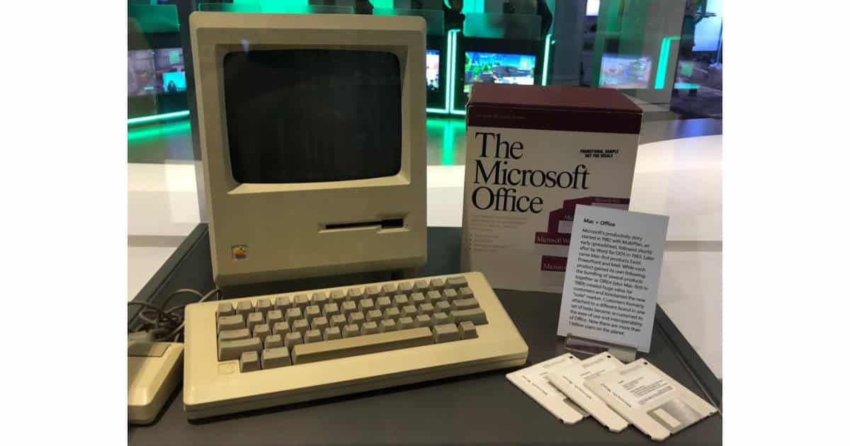 There’s an Original Mac on Display at Microsoft’s Headquarters