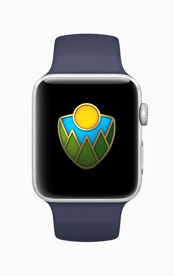 Apple Watch national park badge