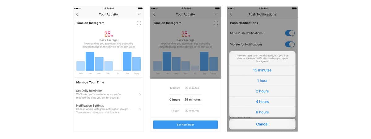 Facebook, Instagram Apps Getting Screen Time-like Activity Management