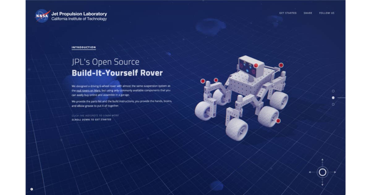 JPL Open Source Rover Project Lets You Build Your Own Working Robot Rover