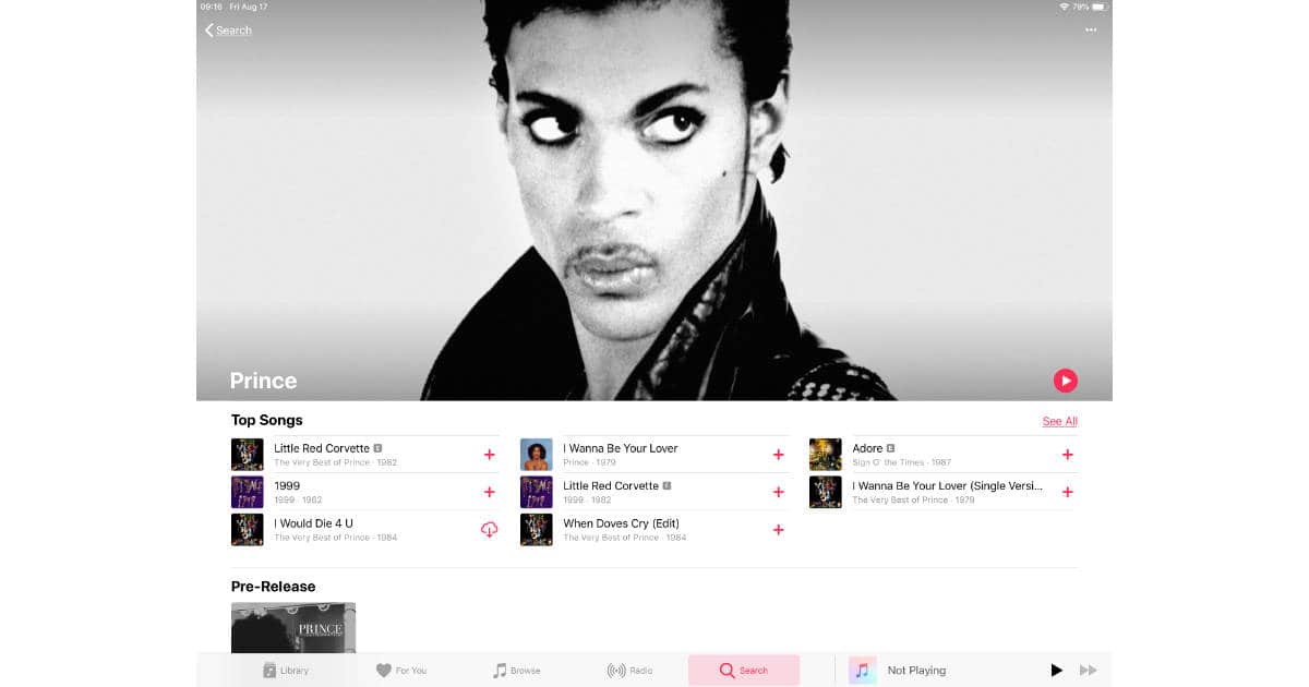 23 More Prince Albums Now on Apple Music