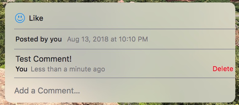 Deleting Comments in Photos on the Mac