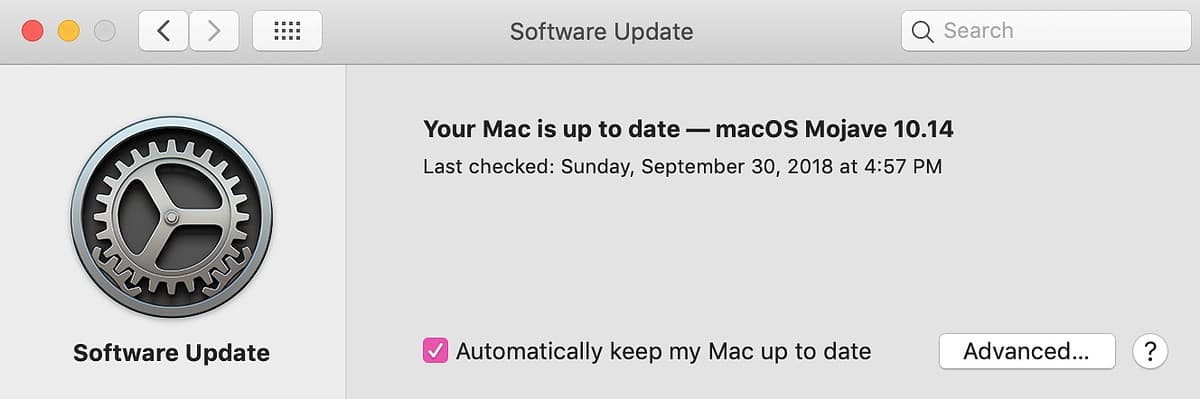 macOS Mojave: How to Disable All Automatic Updates