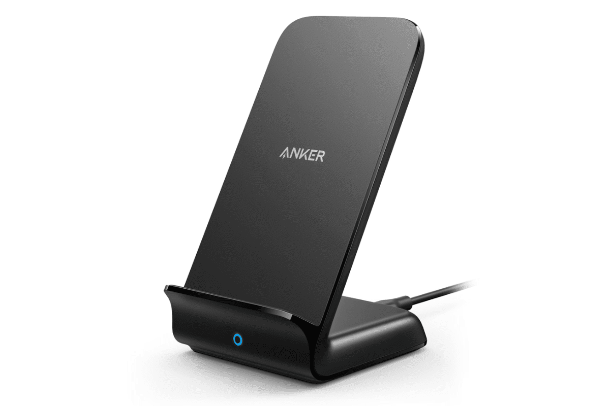 Image of Anker charging stand in our roundup of iPhone Xs USB-C accessories.