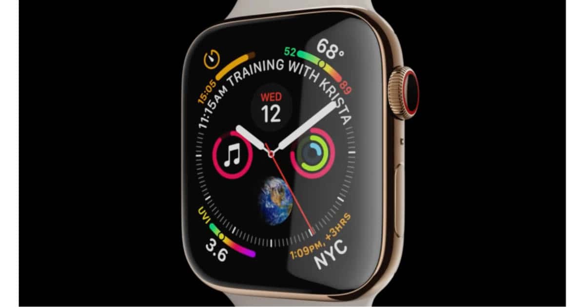 Apple Announces Apple Watch Series 4 with Bigger Display, New Watch Faces