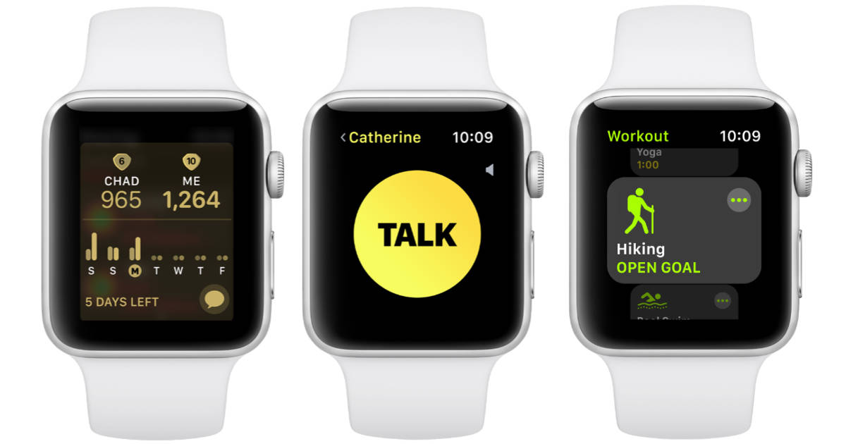 watchOS 5 on Apple Watch