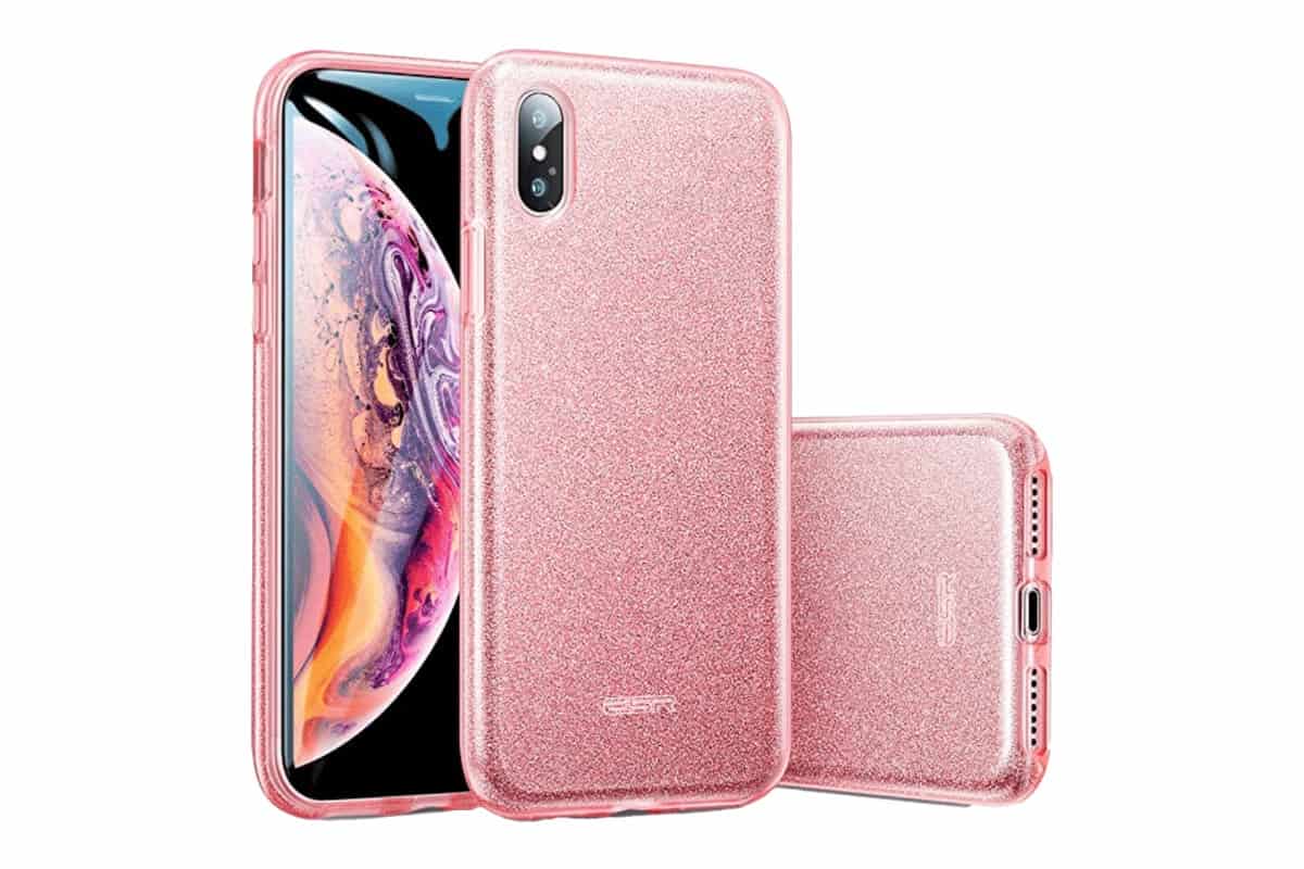The ESR glitter case in our roundup of iPhone XS Max cases.