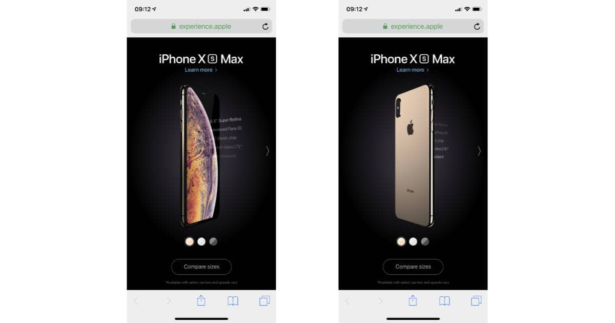 Want to Play with a 3D iPhone XS on your iPhone? Apple Has a Site for That