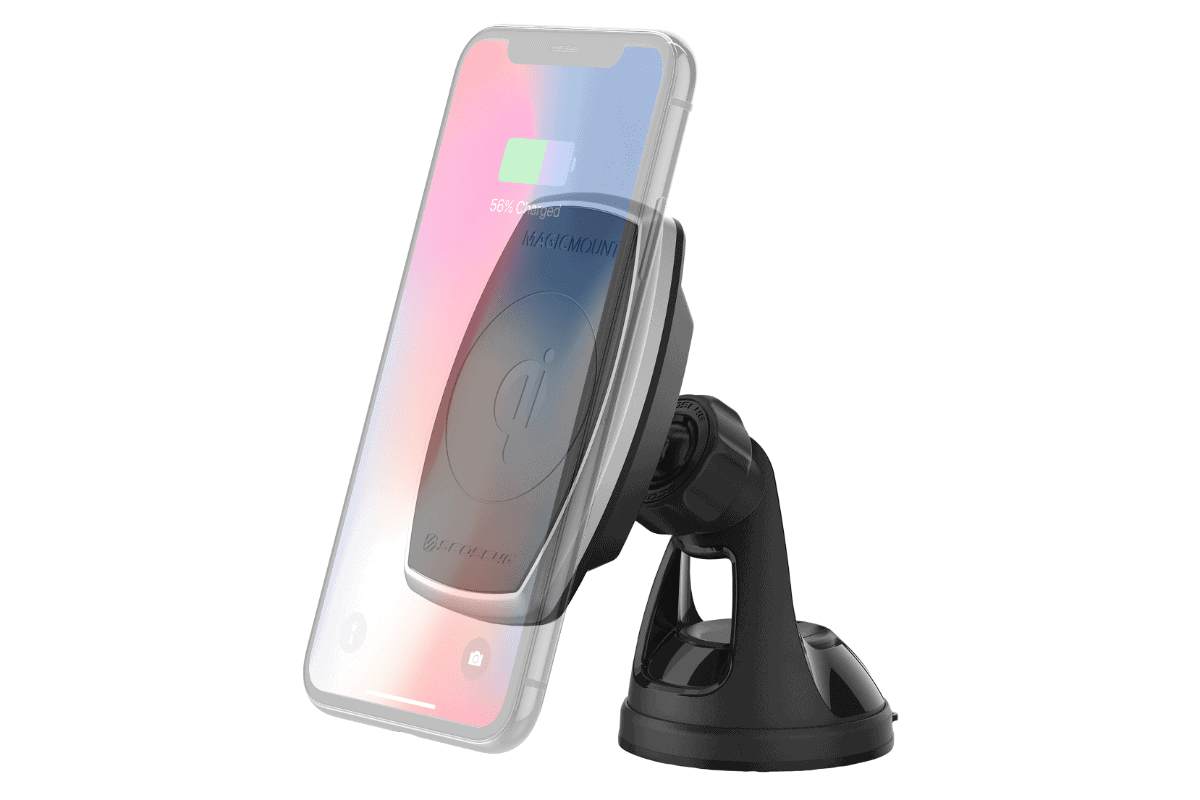 Image of MagicMount stand in our roundup of iPhone Xs USB-C accessories.