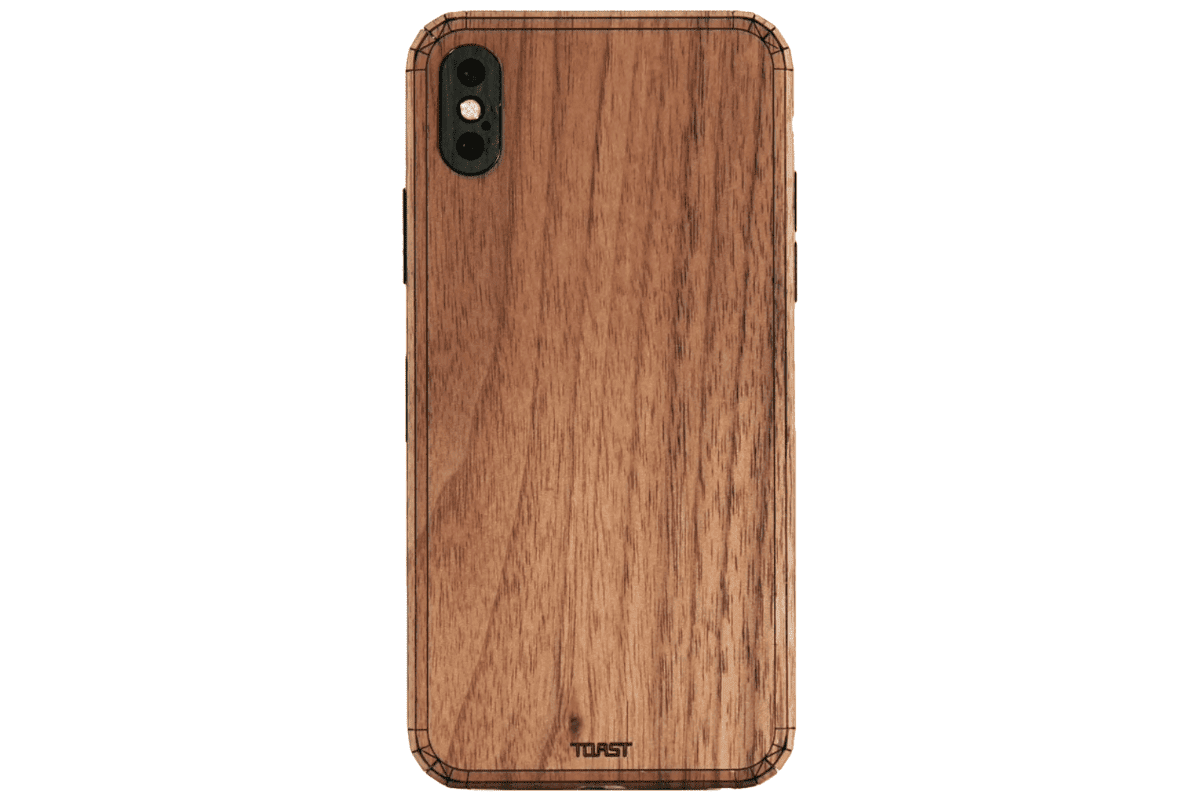 Image of a wooden Toast case in our roundup of iPhone XR cases.