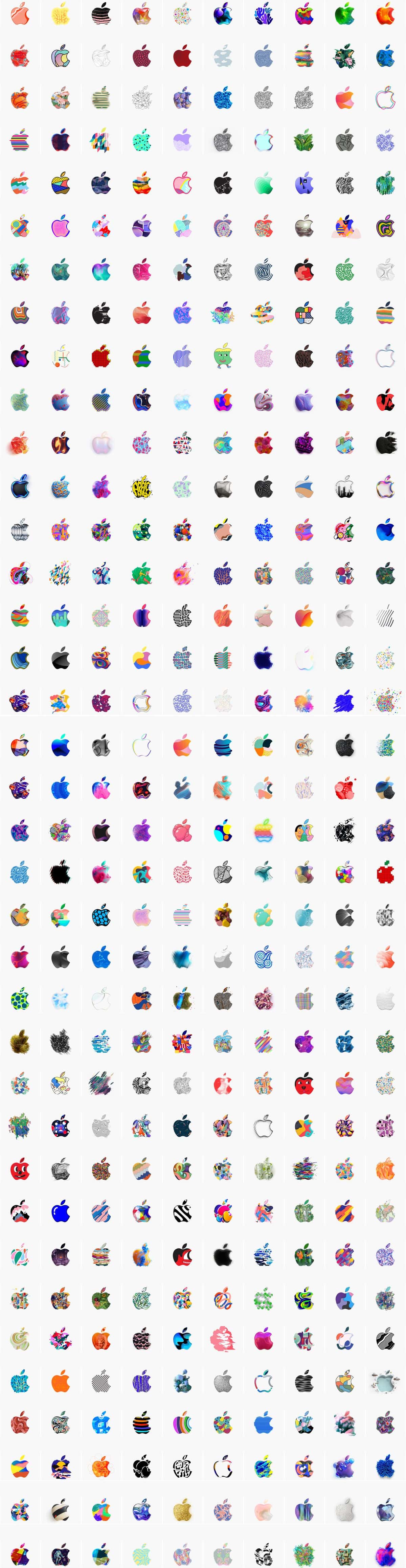 370 Logos from Apple's "There's more in the making" media event