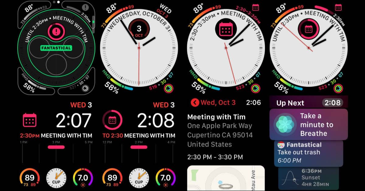 Fantastical 2 Gets Apple Watch Series 4 Infograph Complications