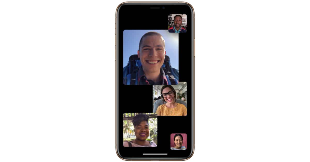 Group FaceTime in iOS 12.1 on iPhone XS