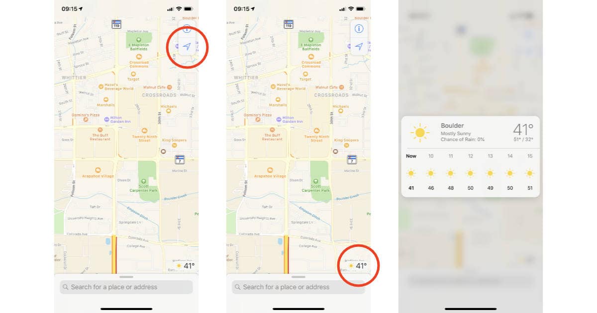 re out and about and want to see what the weather is going to be like over the next few ho How to Use Maps on Your iPhone to See the Hourly Weather Forecast