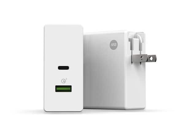 M2 Square USB-C and Quick Charge 3.0 Charger: $37.99