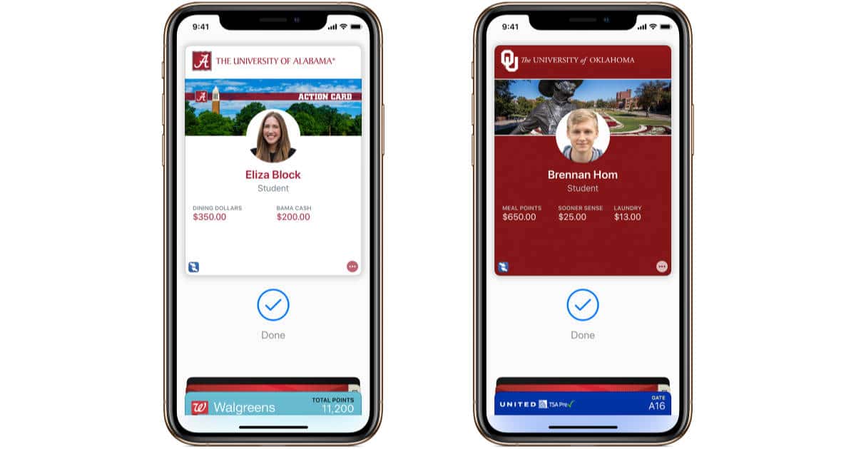 Student ID in Wallet on iPhone
