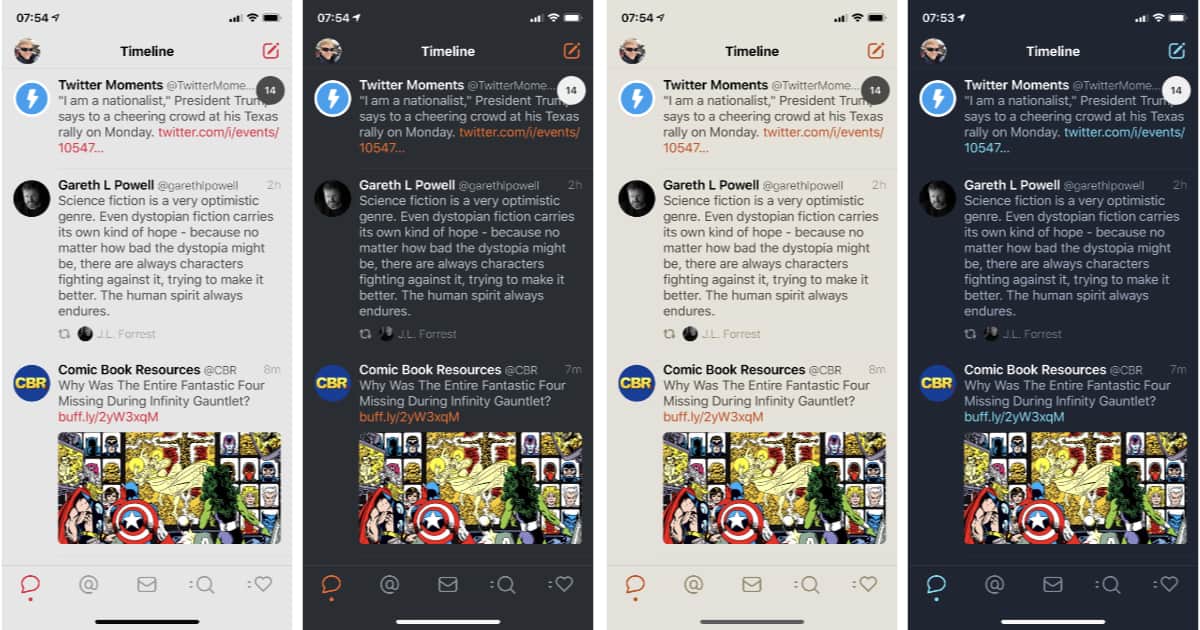 s a free upgrade if you already had version How to Unlock Tweetbot 5’s Extra Themes on the iPhone and iPad