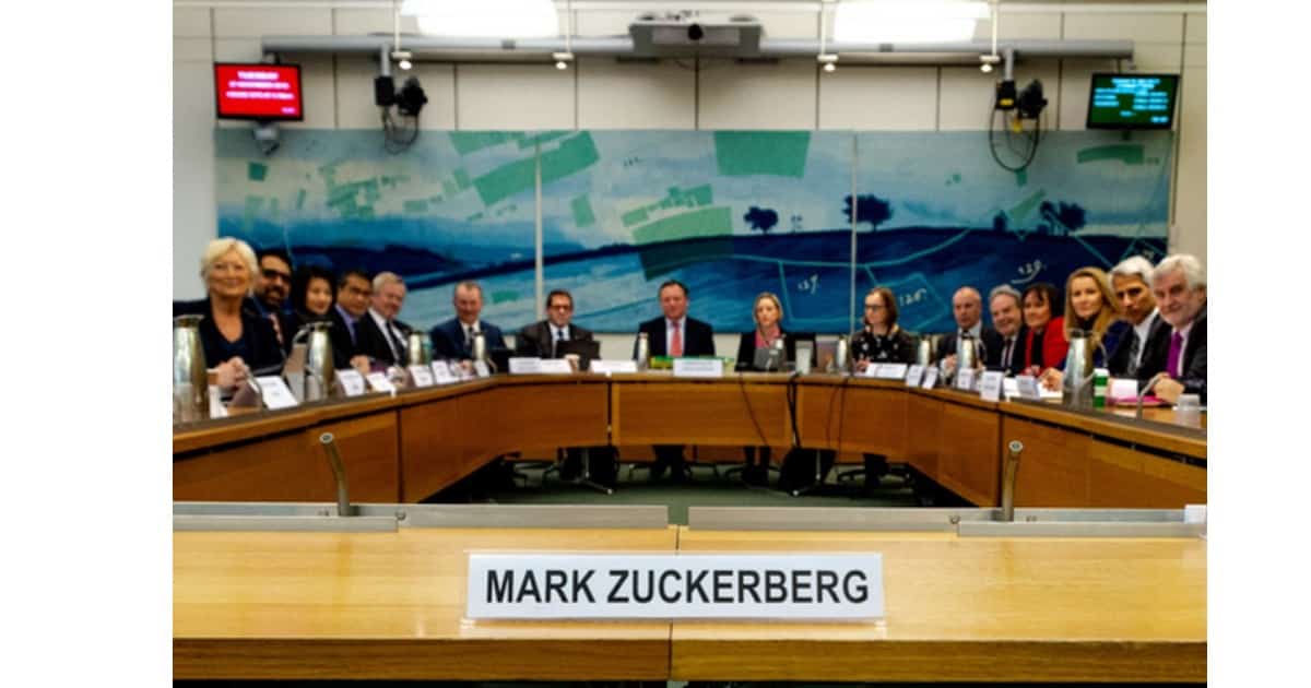 UK Facebook Hearing: Global Democratic Institutions Being ‘Upended by Fratboys Billionaires from California’