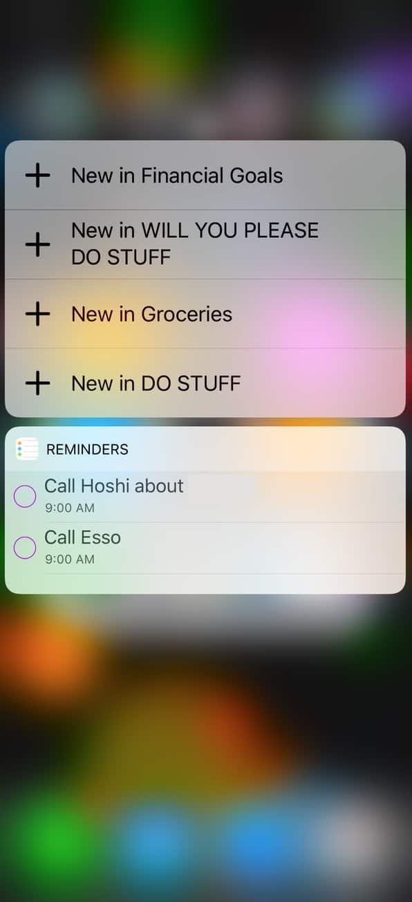 Force-Pressing on Reminders