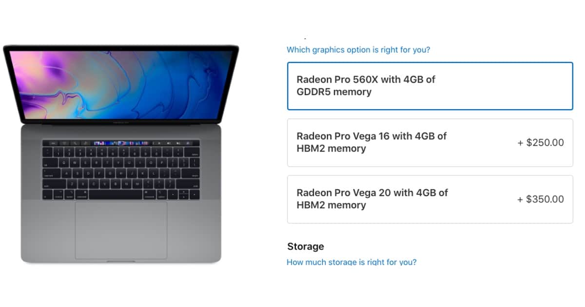 You Can Now Buy a 15-Inch MacBook Pro with Radeon Pro Vega Graphics Options