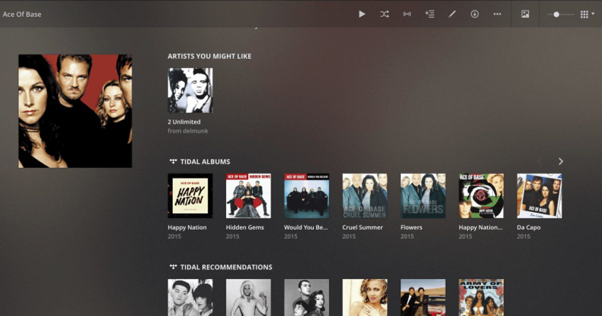 TIDAL music on PLEX